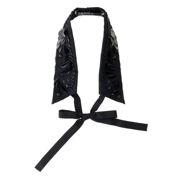 Prada Black Embellished Choker